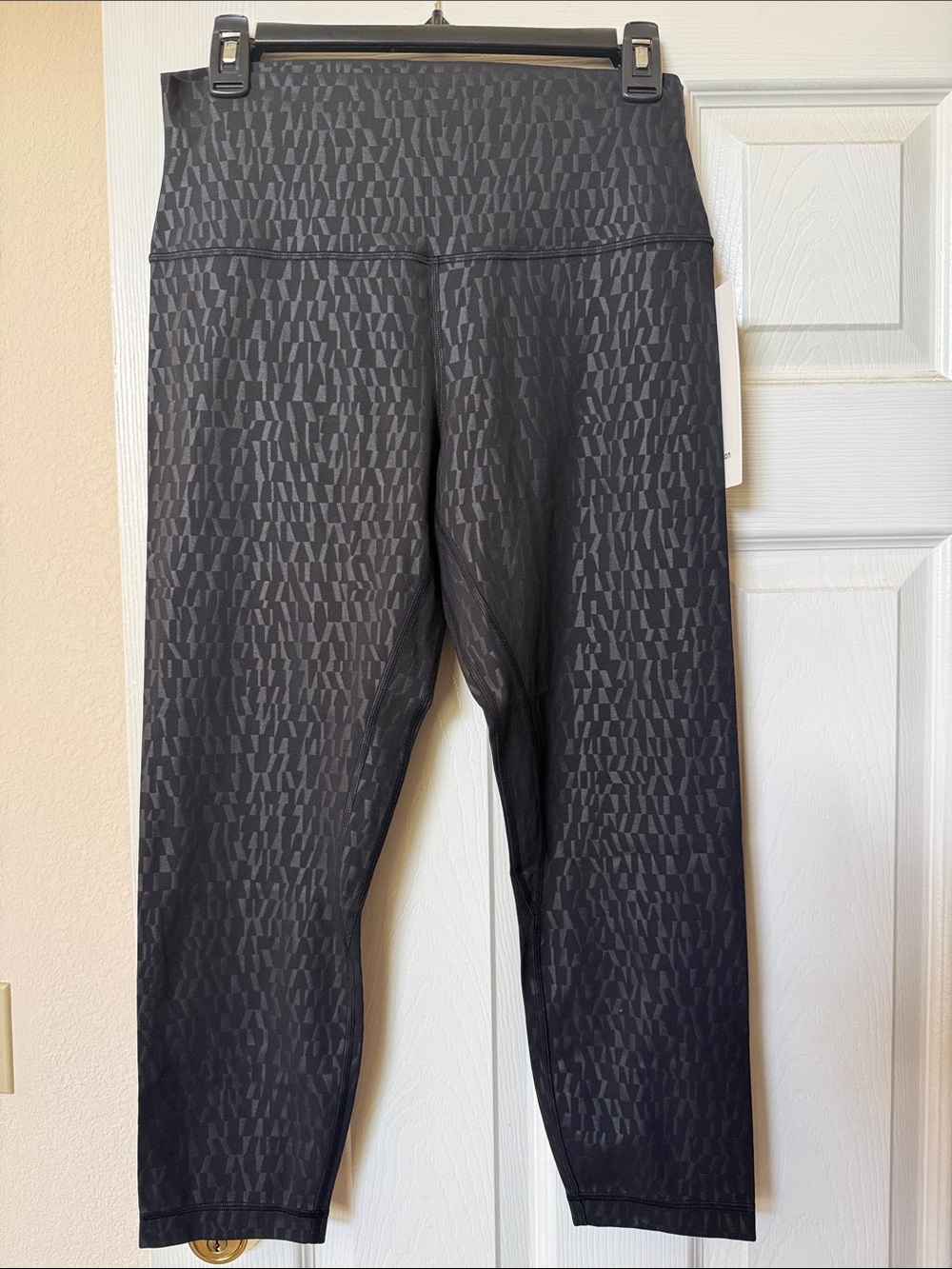 lululemon athletica Black Textured High-Rise Leggings